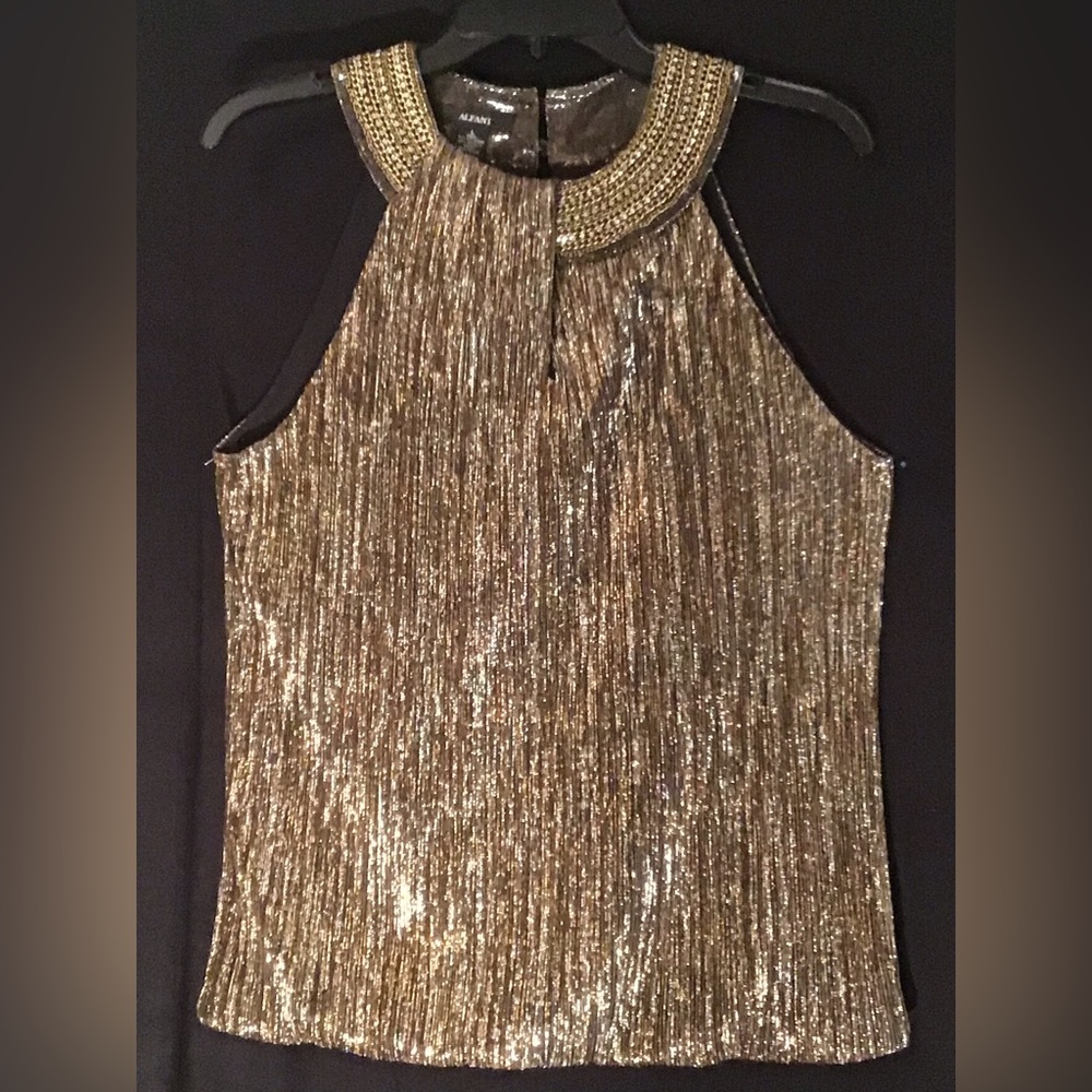 Alfani Metallic Top